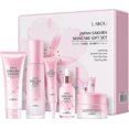 thumbnail image 1 of ExquisiteSakura Skincare Gift Set, Luxury Glass Bottle Skincare Kit Gift for Women Teenage Girls, Cleanser, Toner, Serum, Eye Cream & Moisturizer, 1 of 5