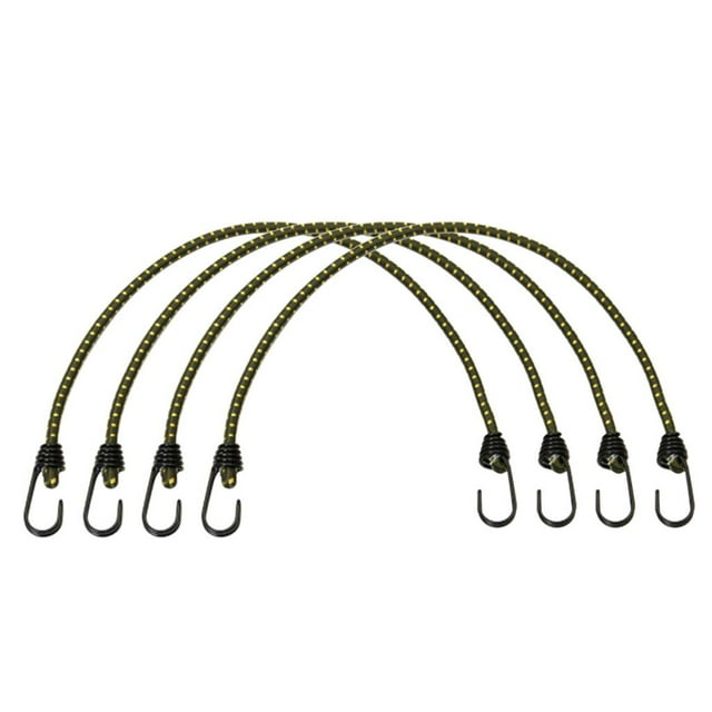 S SERENABLE Adjustable Straps for Car Trunk, Camping, Luggage, Moving - 4 Pack Khaki
