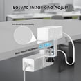 thumbnail image 3 of VILONG Desk Clamp Power Strip with 15 Outlets, 2 USB-C & 2 USB-A Ports, Edge Mount Surge Protector – for Desk, Workstation & Home Office (White, ETL Certified), 3 of 10
