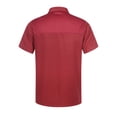 thumbnail image 2 of TSSOE Unisex Professional Chef Jacket Short Sleeve Classic Cooking Coat Restaurant Kitchen Uniform #01Burgundy XL, 2 of 7