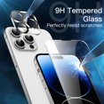 thumbnail image 5 of JETech 5 in 1 Magnetic Case for iPhone 14 Pro Max 6.7-Inch with 2-Pack Tempered Glass Screen Protector and Camera Lens Protector, Compatible with MagSafe, Shockproof Phone Cover (Clear), 5 of 7