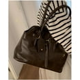 thumbnail image 4 of Vegan Leather Tote Bag for Women Large Vintage Leather Tote Bags Y2k Bags Handbag Work Travel Bags, 4 of 5