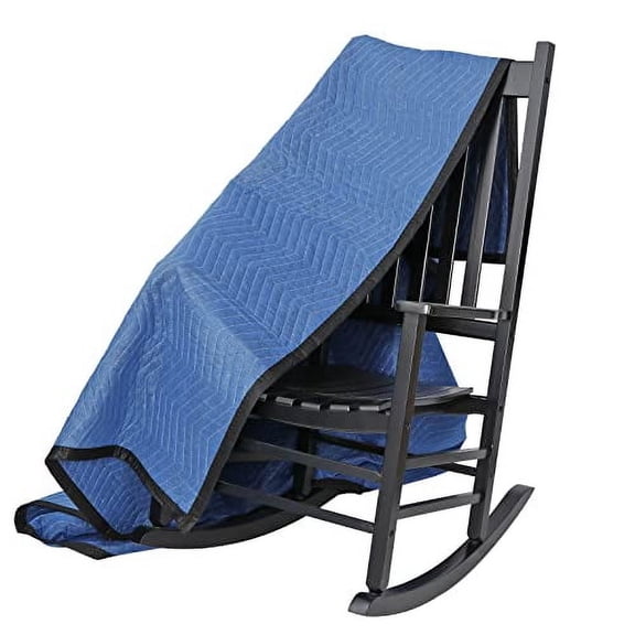 12 Moving Packing Blankets - 72 x 80 Professional Quilted Shipping Furniture Pads Heavy Duty Padded Moving Blankets for Protecting Furniture, Sound Barrier, Pets, Camping, Picnics,