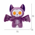 thumbnail image 3 of Knisume Halloween Toys Plush Toy Stuffed—Dark Night Skeleton Bat Animal for Decoration and Gifts, Spooky Gothic Bat Plushies for Party Decor and Collectors, 3 of 5