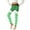 Green, variant on ATOGUTA High Waisted Legging for Girls Size 3T-8 Cute Stretch Athletic Leggings Kids High Waisted Christmas Pants Black