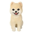 thumbnail image 5 of WLPZXP Pomeranian Dog Figurine Cute Home Decoration Ornament for Tabletop Desk Home Apricot, 5 of 9