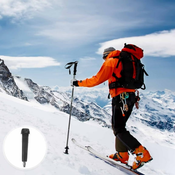 ORDDIART Carbon Tungsten Steel Trekking Sticks Tip 1Pack Increase Gripping Ability for Hiking