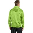 thumbnail image 2 of Sport-Tek Sport Wick CamoHex Fleece Hooded Pullover-S (Lime Shock), 2 of 6