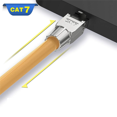thumbnail image 4 of 4 Pcs pour Connecteurs RJ45 CAT7 Fiche Réseau Modulaire Blindée Sans Outil pour Câble d'Installation, 4 of 7