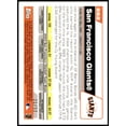 thumbnail image 2 of San Francisco Giants Card 2004 Topps Black #662, 2 of 2