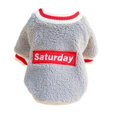 thumbnail image 3 of Abrigo de invierno cálido Zulema para perro suave Gray-S Material vellón, 3 of 8