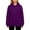 9# Dark Purple, variant on Women Hoodies Sweatshirts Sweaters Fleece Hooded Oversized Long Sleeve Crewneck Shirts Fall Winter Outfits Pocket Light Brown S