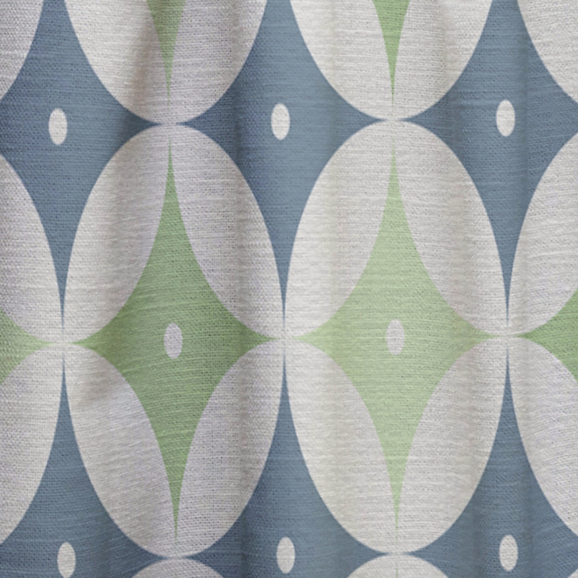 Designart 'Geometrical Retro Design XVI' Mid-Century Modern Curtain Panel
