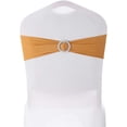 thumbnail image 5 of 15PCS Spandex Chair Sashes | Chair Bands with Buckle Slider | for Wedding, Hotel, Banquet, Party Decorations | Without White Covers, 5 of 5