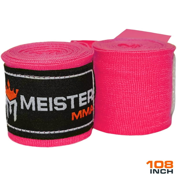 Meister Junior 108" SemiElastic MMA Hand Wraps (Pair)
