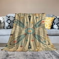 thumbnail image 2 of Orinice Atomic Motifs Starburst Circles Warm Lightweight Blanket Soft Fleece Blankets for All Seasons - Multiple Sizes Available 40x50in, 2 of 6
