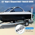 thumbnail image 3 of GloryStar Universal Fit Adjustable Boat Trailer Guide Poles, 2PCS Galvanized Steel with PVC Covers, Suitable for Ski, Fishing, and Sailboats, Simple Installation and Loading, 3 of 7