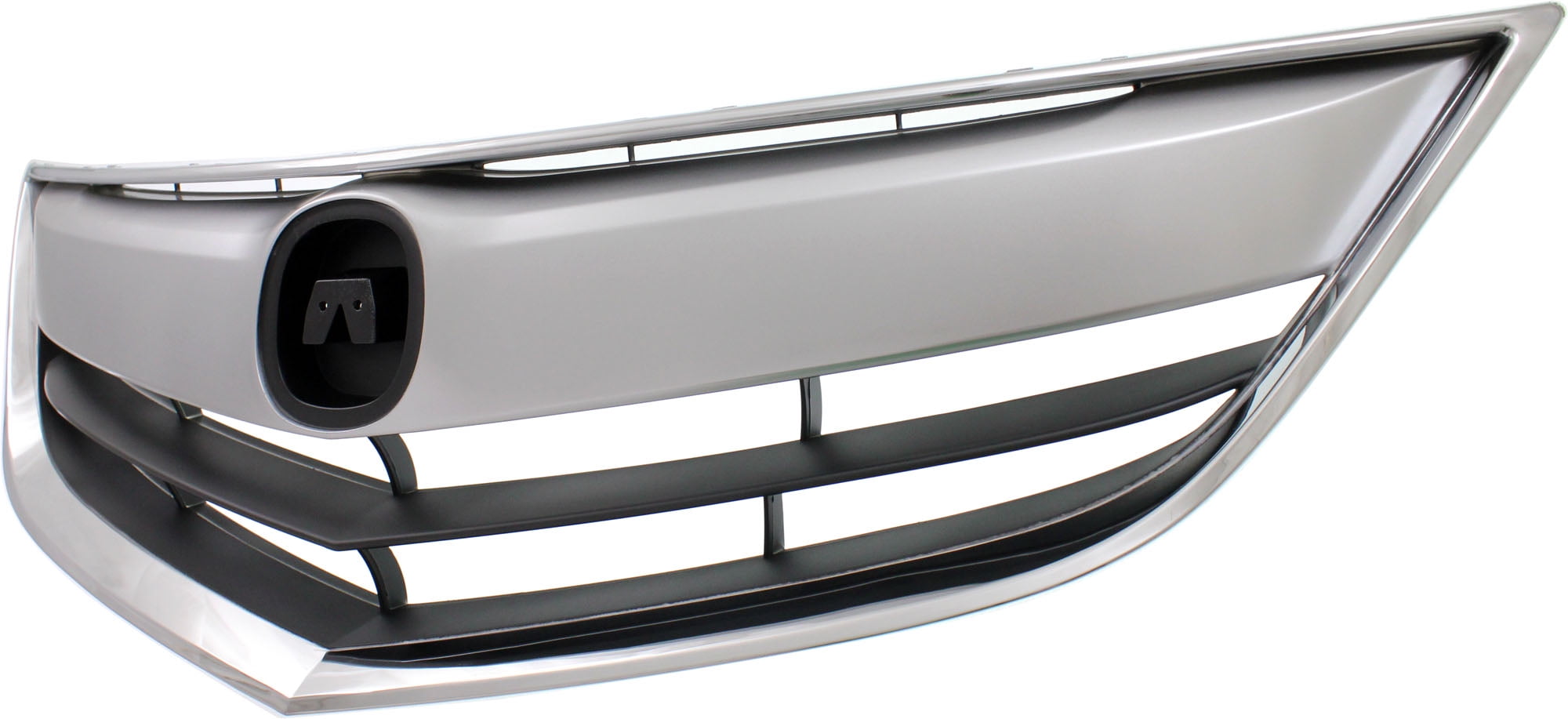 Garage-Pro Driver Side Grille Assembly For 2010-2012 Lincoln MKZ - Chrome Shell With Gray Painted Insert