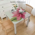 thumbnail image 2 of HAOXIT Flower Tablecloth, and Natural Print, Dining Room Kitchen Rectangular Table Cover 44''x44'', 2 of 7