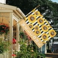thumbnail image 3 of Spring Summer Sunflower Garden Flag 28x40 Inch Double Side for Outdoor Courtyard Garden Decor Flowers Welcome Holiday Flag for Outside Decoration, 3 of 6