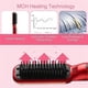 thumbnail image 2 of Cepillo alisador de pelo inalámbrico de cerámica con carga rápida USB y control inteligente de temperatura (rojo)., 2 of 5