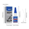 thumbnail image 3 of Colle Instantanée Forte Colle Liquide Forte Mise à Niveau Soudure Super Colle 20ml, 3 of 8