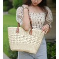 thumbnail image 2 of Kukuzhu Woven Straw Bag, Women Fashion Handmade Beach Shoulder Bag, Casual Large Summer Tote Bag, 2 of 6