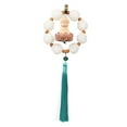 thumbnail image 5 of Nishiyuenyi Car Mirror Pendant Generic Buddha Delicate Car Interior Decoration for Green Tassel, 5 of 9