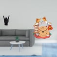 thumbnail image 2 of Escultura De Reloj Con Gesto De Gato De Roca Para Decoración Creativa De Apartamentos, Dormitorios Y Restaurantes, Señal De Mano Silenciosa Que No Hace Tictac, Manualidades Para Niños Y Hogar., 2 of 8
