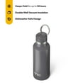 thumbnail image 3 of RTIC 16 oz Ceramic Lined Insulated Journey Water Bottle, Leak-Proof Lid, Graphite, 3 of 9