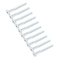 thumbnail image 1 of Tornillos de máquina de cabeza hexagonal Uxcell M6x80mm, fijaciones de acero al carbono, 20 piezas, 1 of 4