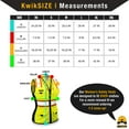 thumbnail image 6 of KwikSafety (Charlotte, NC) FIRST LADY | 2 PACK | Safety Vest for Women (Solid REFLECTIVE TAPE) 9 Pockets Premium Class 2 Custom High Visibility ANSI OSHA Fitted Work with Zipper | Yellow Large, 6 of 6