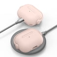 thumbnail image 2 of for Airpods case Clear,Shockproof Case for Airpods Pro 2nd Generation 2022 case,Full Protective Soft TPU Drop Protection Accessories Case with Keychain Charging Case for Women Girls Men,Pink, 2 of 6