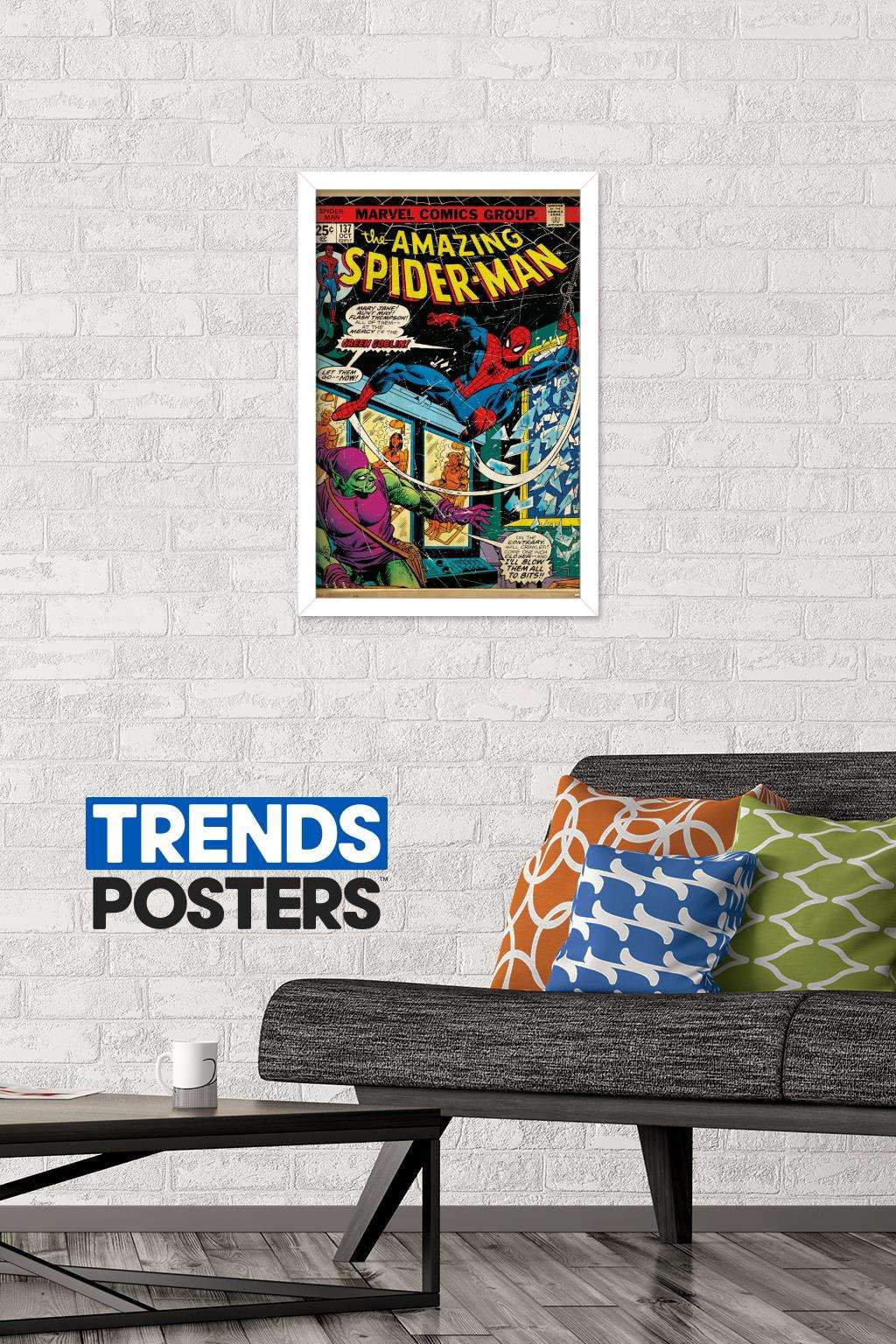 Marvel Comics - Spider-Man - Cover #137 Wall Poster, 14.725" x 22.375", Framed
