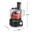 thumbnail image 2 of Procesador de Alimentos Hamilton Beach 8 Tazas con Raspador Integrado 450W, 2 of 10