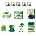 thumbnail image 3 of Walmart Clearance! St Patricks Day Decorations Tiered Tray Decor Set Rustic Green Shamrock Gnome Truck Wood Sign Cutout Letter Sign for St. Patrick'S Day Table Home Kitchen Bar Decoration 12Pcs, 3 of 9