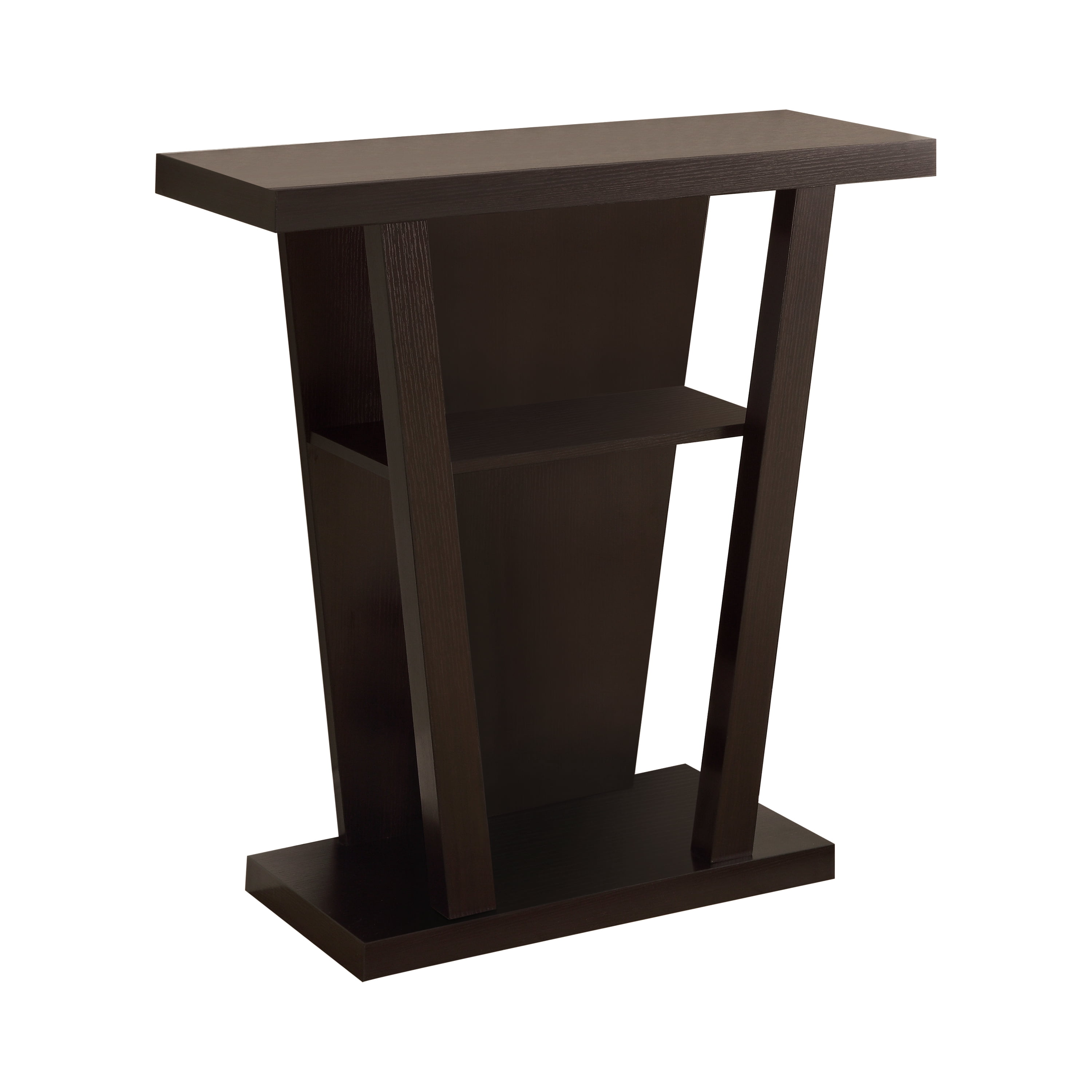 2-shelf Console Table Cappuccino - Walmart.com