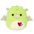 thumbnail image 1 of Valentines Squishmallows 5" - Dragon vert, 1 of 2