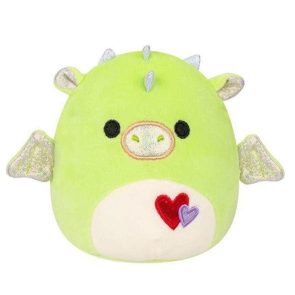 Squishmallows 5” Valentines – Green Dragon