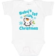 thumbnail image 3 of Inktastic Baby's 1st Christmas with Cute Penguin and Snowflakes Boys or Girls Baby Bodysuit, 3 of 5