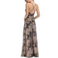 thumbnail image 2 of SWSMCLT Women's High Slit Maxi Dress Deep Homecoming Hoco Long Evening Gown Floral Slit Wedding Sexy V Neck Backless Sequin Cocktail Bridesmaid Party Full-Length Black 6, 2 of 5