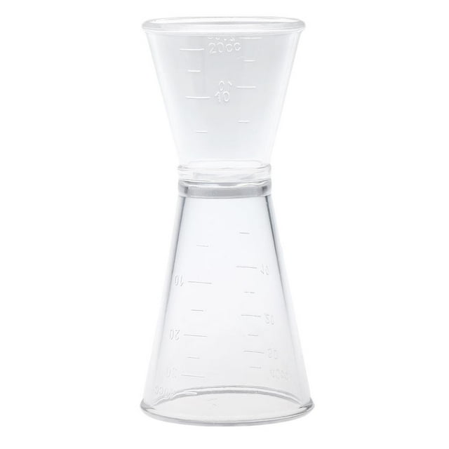 Jigger para cócteles PC Double Shot, herramientas de barra únicas 10cm