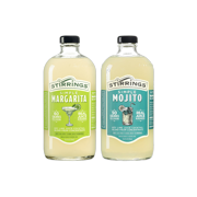 Stirrings Simple Margarita & Simple Mojito Non-Alcoholic Cocktail Mix Variety 2-Pack 25.4 fl. oz. (750ml) Bottles