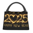 thumbnail image 1 of Easygdp Happy New Year 2025 D Bolsa de Almuerzo Insulada Reutilizable, Bolsa de Mano y Bandolera para Oficina, Trabajo, Viajes, 1 of 6
