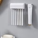 thumbnail image 4 of Ounissouiy Soporte para cepillo de dientes, estante de almacenamiento autoadhesivo sin perforaciones, organizador colgante, suministro para baño Juegos de accesorios de baño Largo, 4 of 6