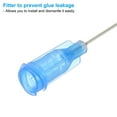 thumbnail image 4 of Agujas de dispensación de 22Ga, 102PCS, agujas de dispensación de punta roma de 1/2 pulgada con bloqueo Luer para rellenar tintas líquidas, adhesivos, aceites, azul, 4 of 7