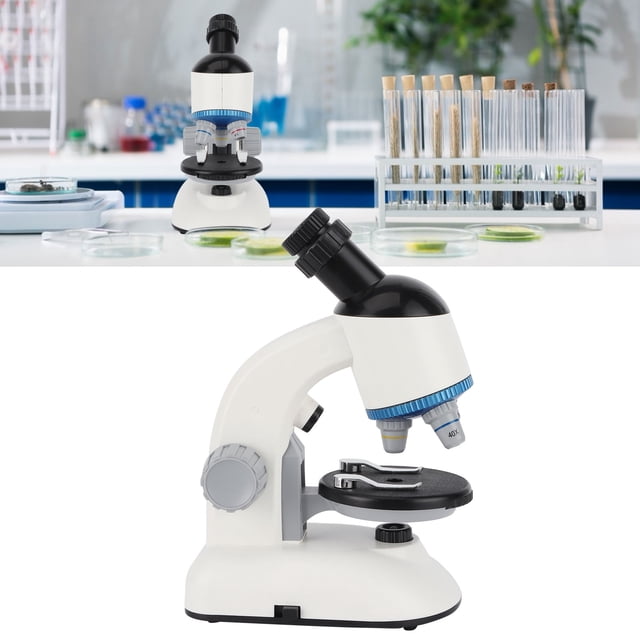Microscope,40X-1200X Kids Microscope,Microscope Small Microscope with 360 Rotation Head Educational Toy for Beginners