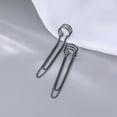 thumbnail image 4 of 925 Sterling Silver No Piercing Cuff Earrings Chain for Women Wrap Earrings Tassel Clip On Ear, 4 of 12
