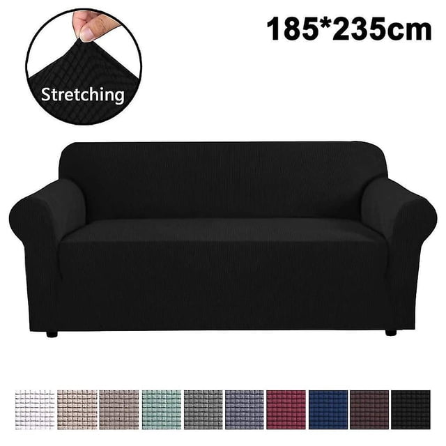 Funda elástica para sofá YONGSHENG Protector de muebles gris oscuro 90 * 140 cm