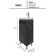 thumbnail image 4 of Gabinete Para Baño NALA Con Lavabo Minimalista, 4 of 5